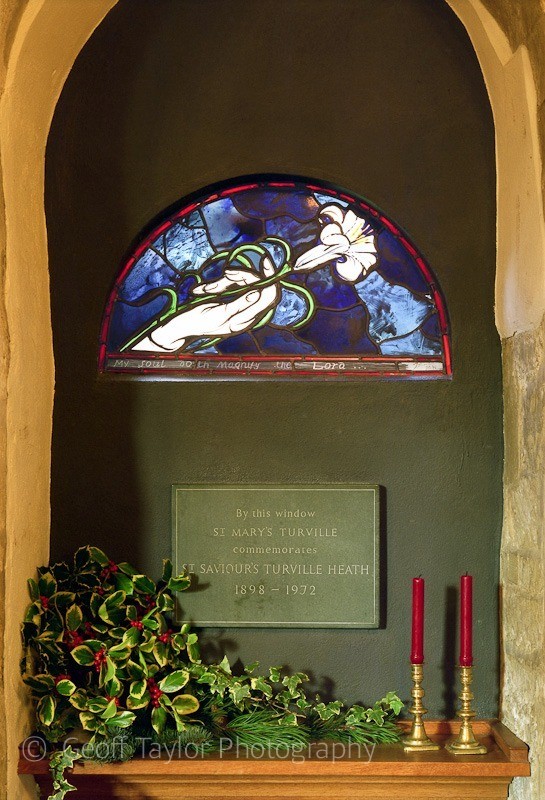 John Piper window - St Mary the Virgin, Turville