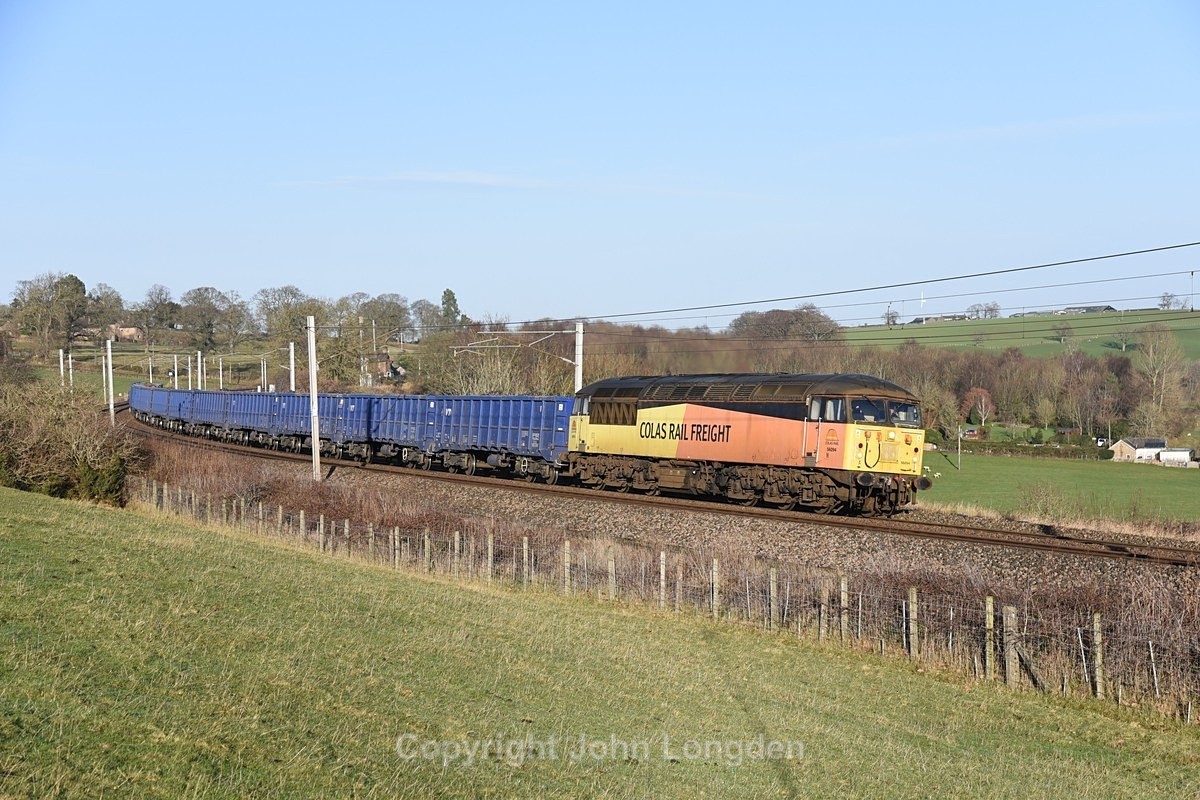 JL - 11.1.22 56094 6K30 Carlisle - Pinnox, Wreay - West Coast Main Line (north to south)