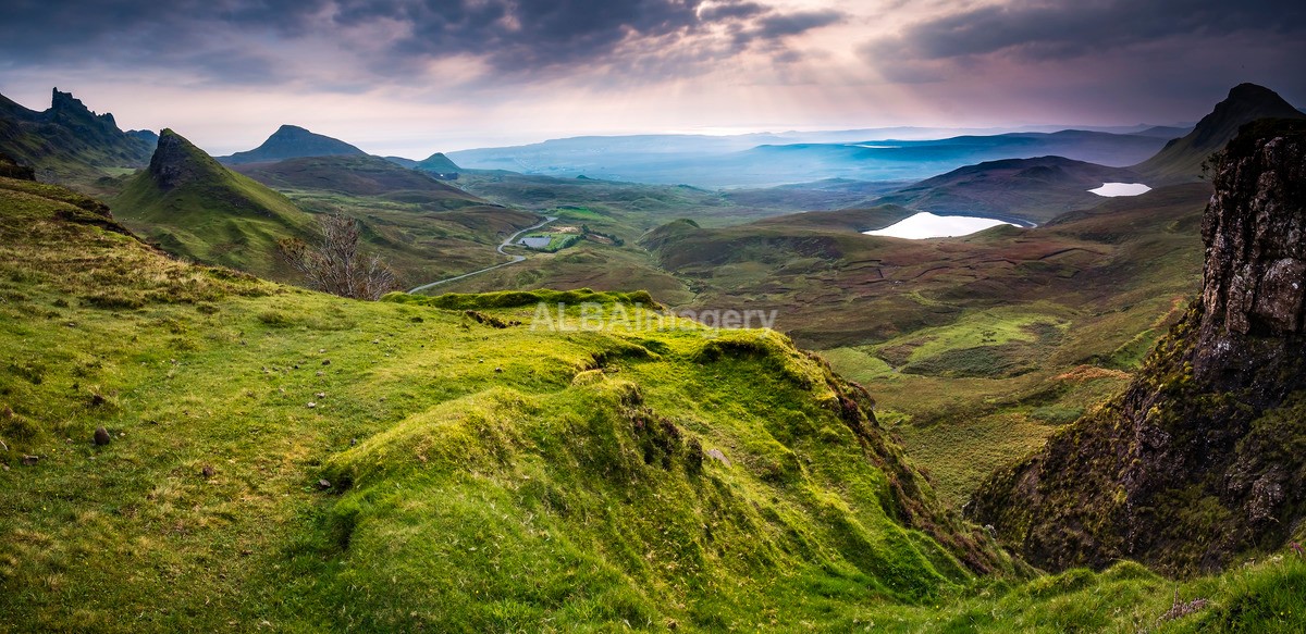 Quiraing Dawn Pano - My Scotland - The Landscapes