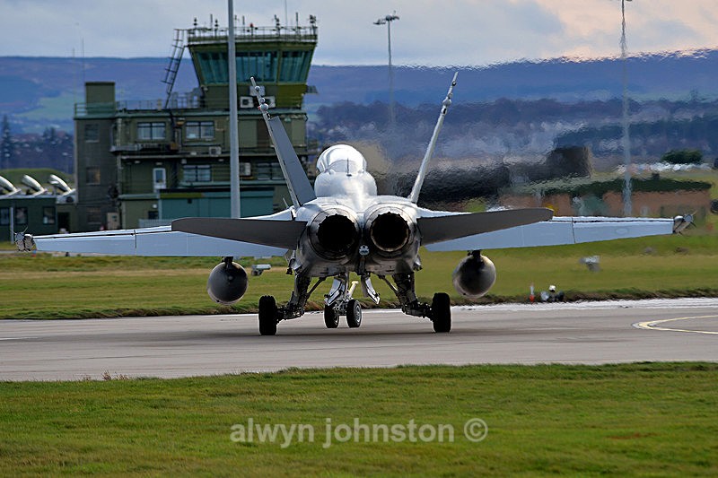 F-18 D 3 - RAF LOSSIEMOUTH VISIT NOV 2017