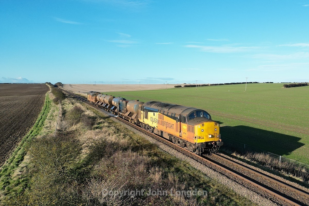 JL - 26.11.24 37116 37175 3J51 York Thrall - York Thrall, Buckton - Latest shots