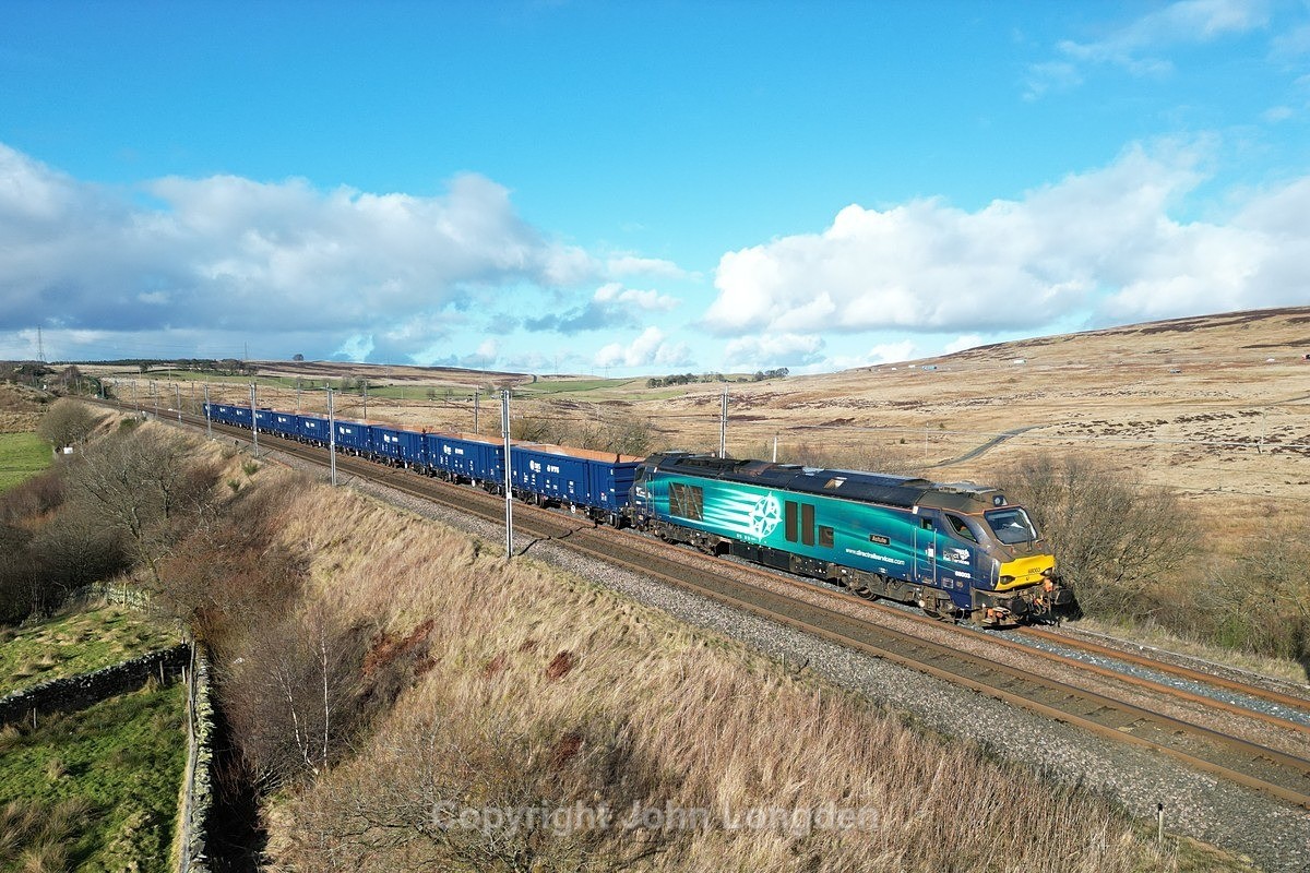 JL - 5.2.25 68003 6C14 Drigg BNF - Shap Summit quarry, Shap Wells - Latest shots