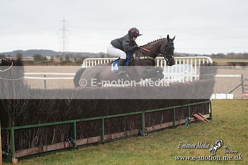 PtP 260125 367 - Cocklebarrow Point-to-Point racing with the Heythrop Hunt 26/01/25