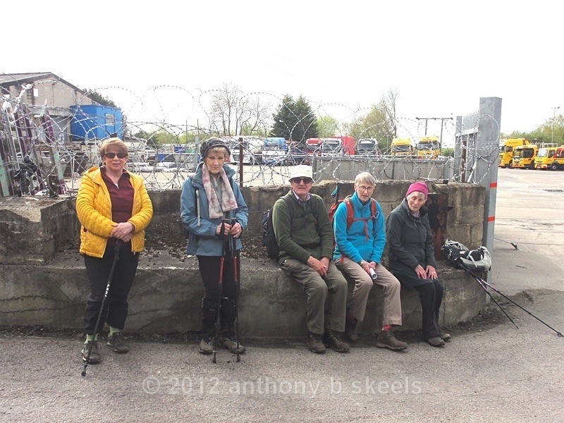 034 A moments rest in the outskirts of Garforth - SAINT PAULINUS PILGRIMAGE TRAIL