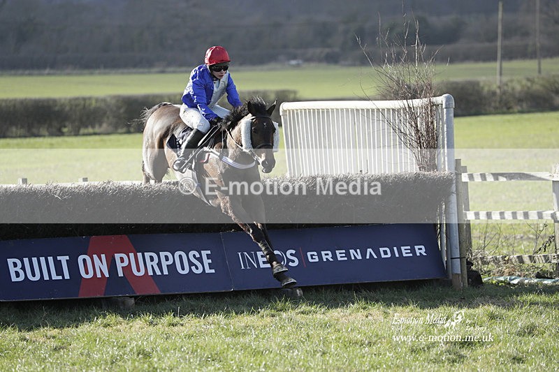 PtP 250223 0595 - Kimblewick Hunt Point-to-Point Kingston Blount 25/02/23