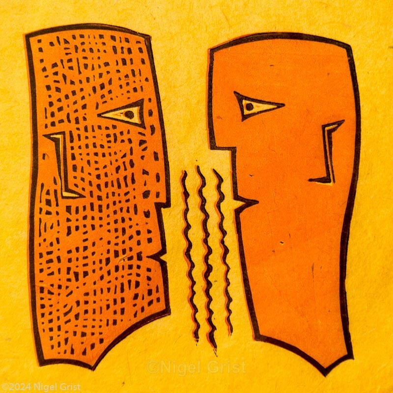  - Linocut