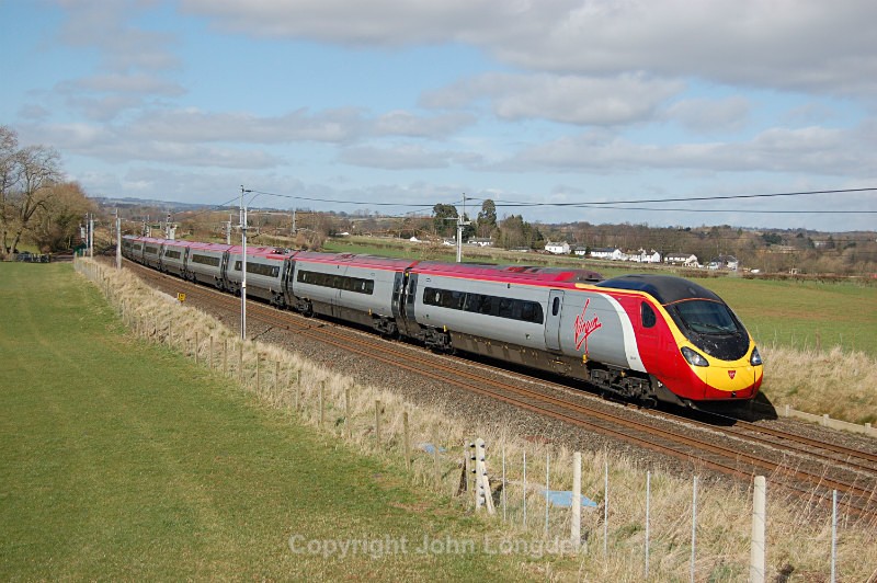 JL - 25.3.16 390047 1M10 09.40 Glasgow - Euston, Yanwath - West Coast Main Line (north to south)