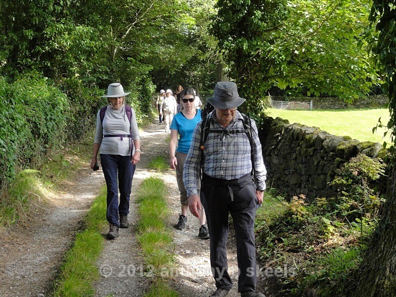 077  Heading for lunch via Knox Hall to Little Mill - York Minster Walkers Collection 2024