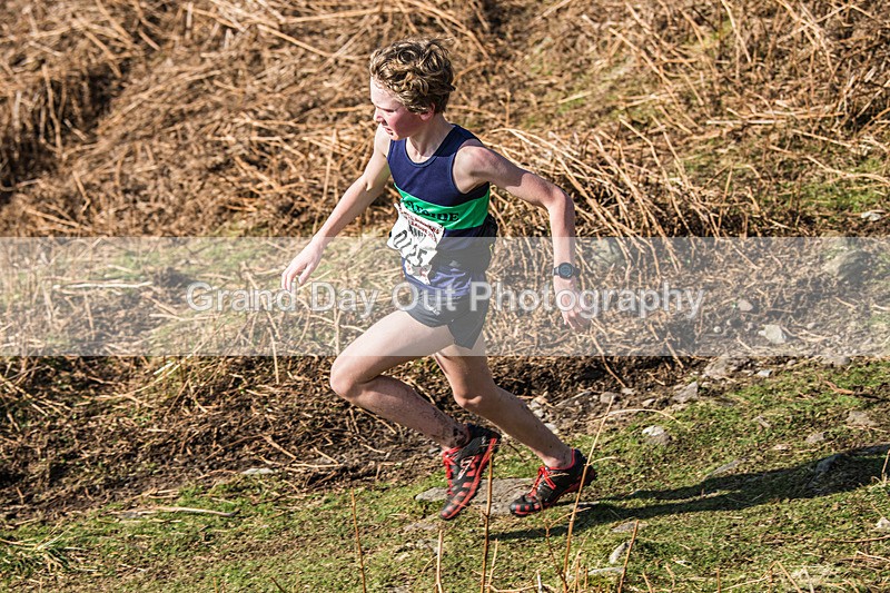 Elterwater-305 - Kendal Winter League Elterwater Under 15/17 Fell Races Sunday 9th March 2025