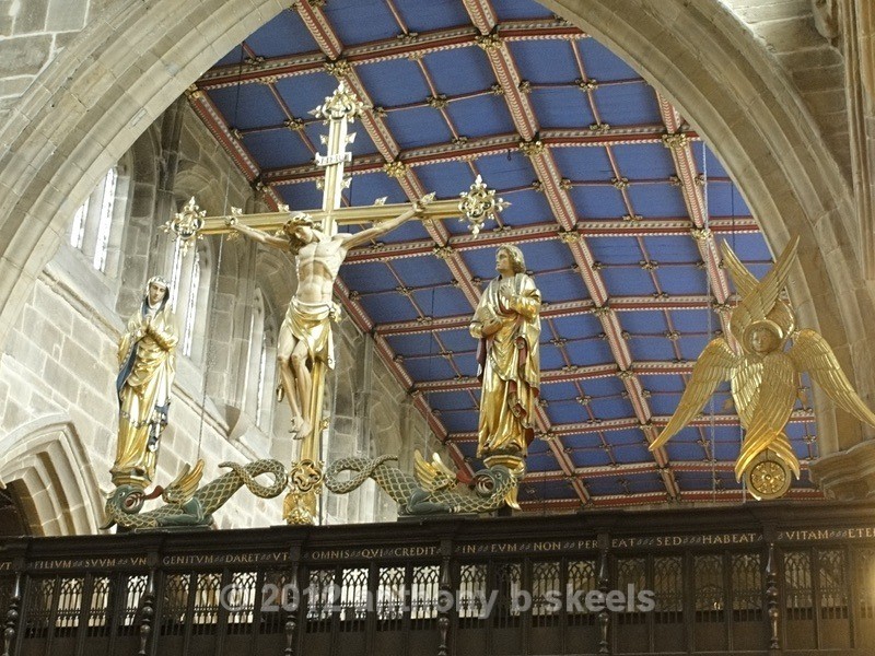 050 Young  choir boy sings below  Ava Maria - SAINT PAULINUS PILGRIMAGE TRAIL