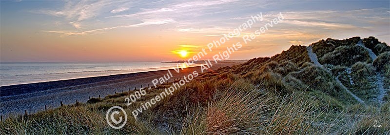 Setting Sun - West Beach - Sussex Coast