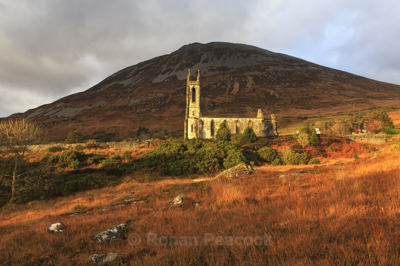 Dunlewey Church and Mount Errigal - West of Ireland
