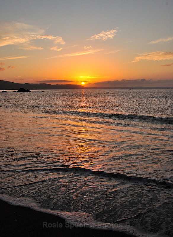 Portrait sunrise on Looe Beach - Portrait Views