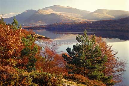 Snowdon from Fachwen 88-11-12 - Sceniks.com - Snowdonia landscape photographs by Dave O'Shea