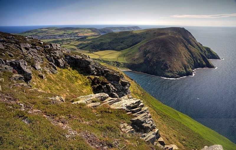 Fleshwick and the view to the Calf of Man - Sea of Man