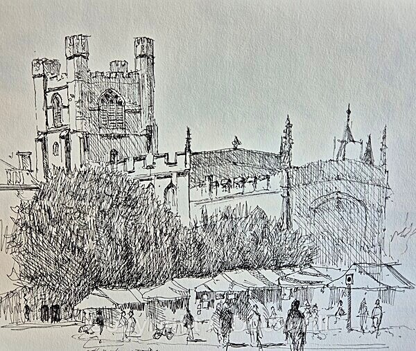Great St Mary's Church Cambridge - Sketches