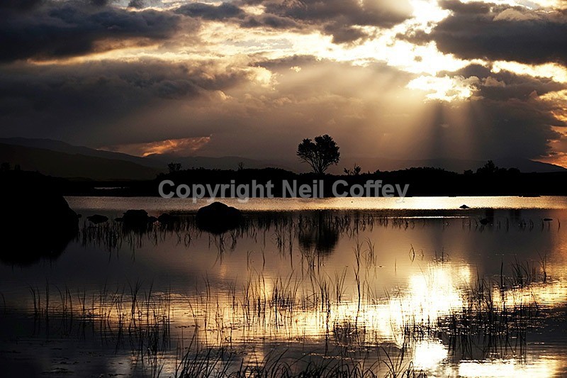 Loch Ba, Rannoch Moor, Highland - Landscape format