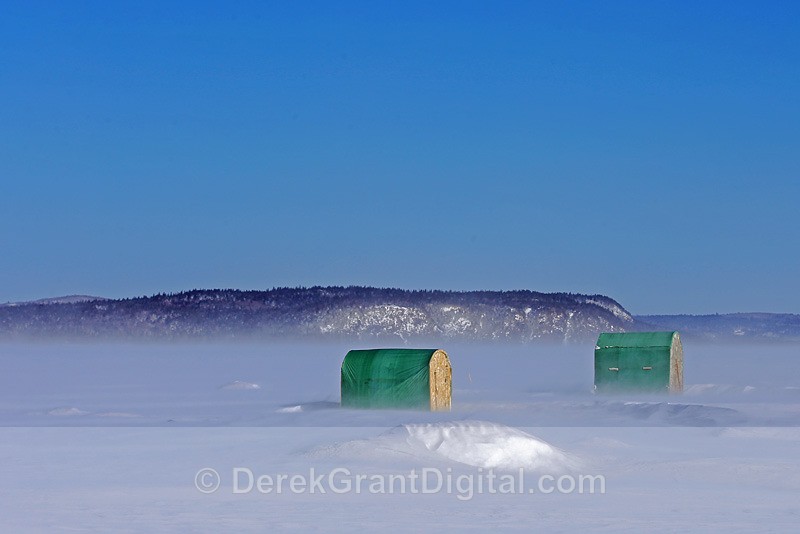 High Winds, Drifting Snow - Winterscape