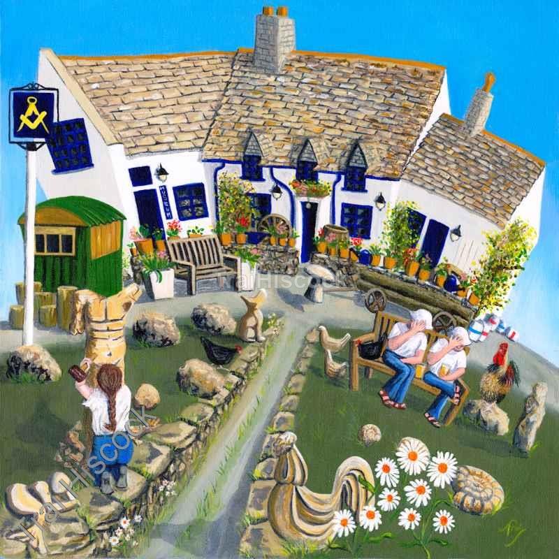 A chip off the old block - The Famous Square and Compass