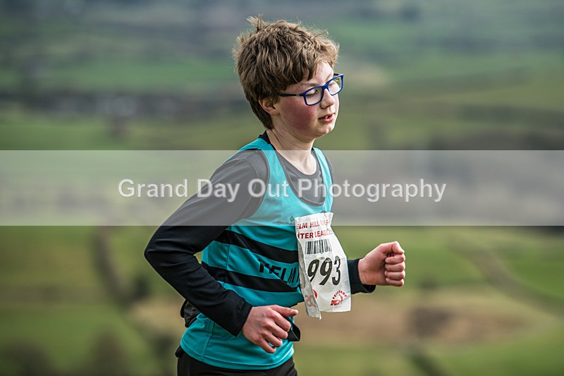 Helm Hill -340 - Kendal Winter League Helm Hill Fell Races (Under 13/15/17 & Seniors) Sunday 16th March 2025