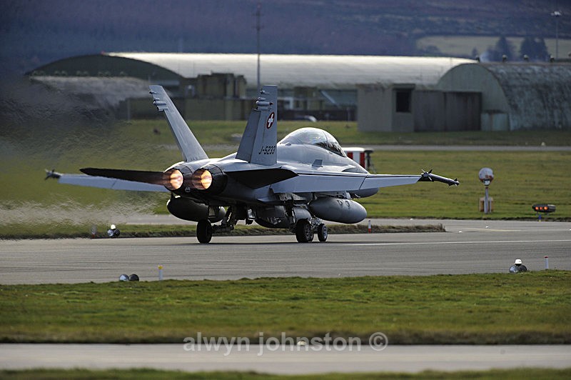 F-18 D 8 - RAF LOSSIEMOUTH VISIT NOV 2017
