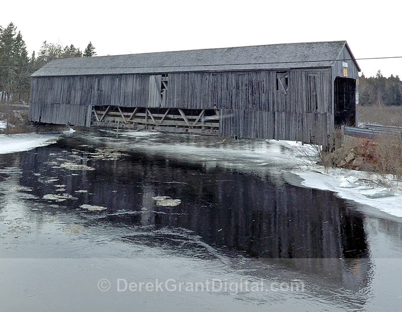 Digdeguash #3 Covered Bridge Charlotte County NB Canada McGuire - Covered Bridges of New Brunswick