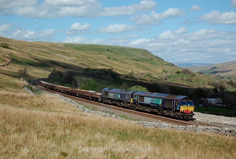 2.5.14 - 66425 & 66304 6K05 Carlisle - Crewe, Ais Gill - Ais Gill - Sunny Brow