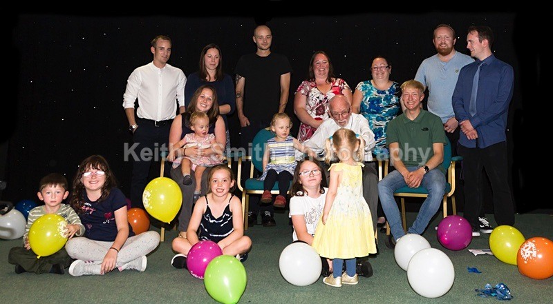 8KJS0714 - Geoff, Gina's Dads 90th Birthday party.