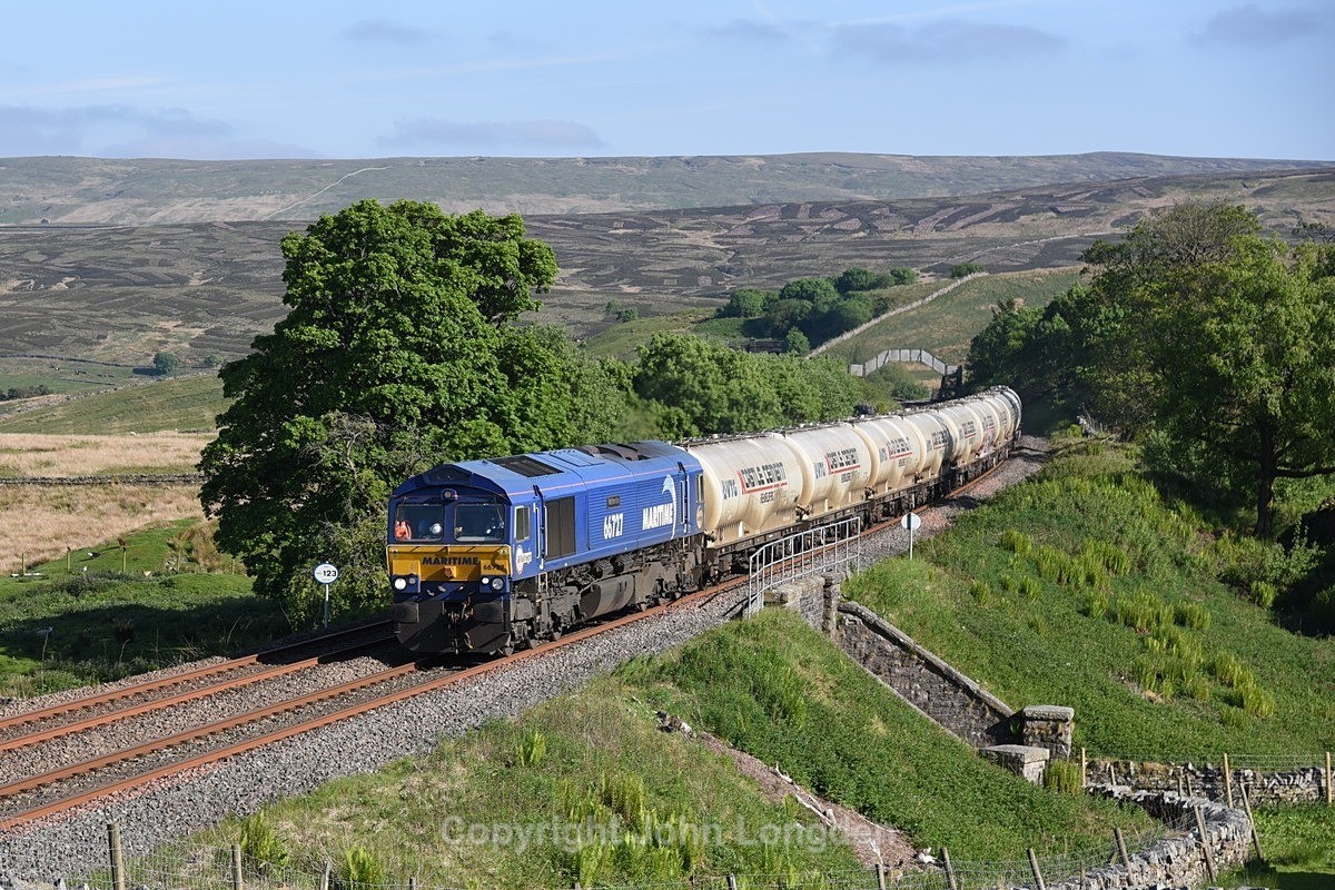 JL - 31.5.23 66727 6C00 Clitheroe - Carlisle, Quarry Farm - Quarry Farm