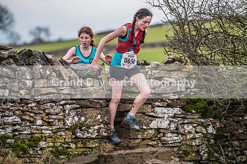 Cunswick U15  U17-64 - Kendal Winter League Cunswick Scar Junior Under 15 & 17 Fell Races Sunday 26th January 2025