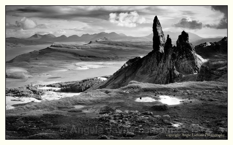 The Old Man of Storr 2 - Skye BW - Black & White