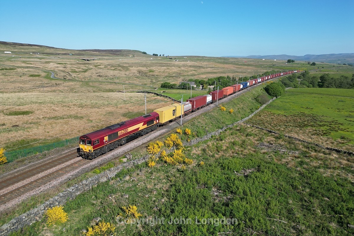 JL - 30.5.23 66200 4S38 Seaforth - Mossend, Shap Wells - West Coast Main Line (north to south)