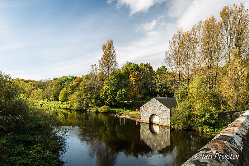Boat House from Shaw's Bridge, Belfast - Autumn