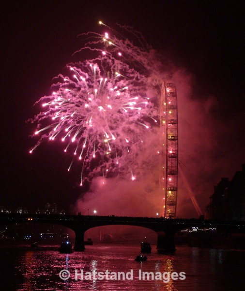 New Year's Eve, London 2007 - places