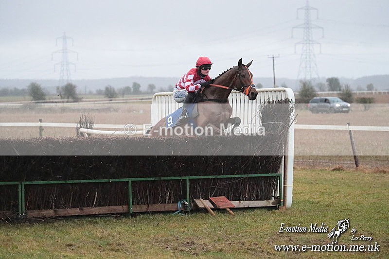 PtP 260125 1057 - Cocklebarrow Point-to-Point racing with the Heythrop Hunt 26/01/25