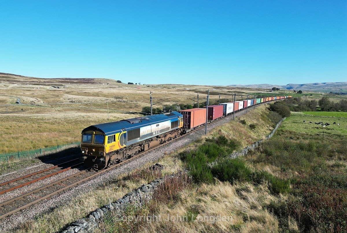 JL - 17.9.24 66709 4S57 Hams Hall - Mossend, Shap Wells - Latest shots