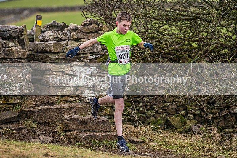 Cunswick U15  U17-55 - Kendal Winter League Cunswick Scar Junior Under 15 & 17 Fell Races Sunday 26th January 2025