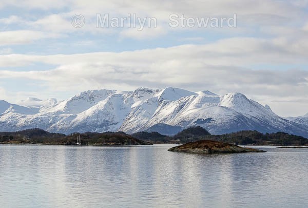 Snow capped - Norway Coast