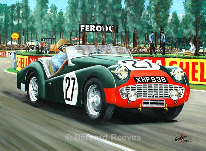 TR3S Peter Jopp Dickie Stoop Le Mans 1959 - Classic cars