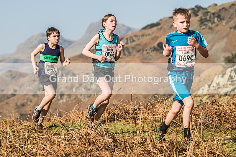 Elterwater-48 - Kendal Winter League Elterwater Under 13 Fell Race Sunday 9th March 2025