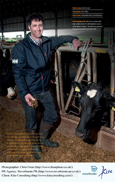 Dairy Farmer Portrait - Editorial Work