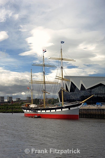 Sailing ship Glenlee at the Riverside Museum, Glasgow. - Glasgow