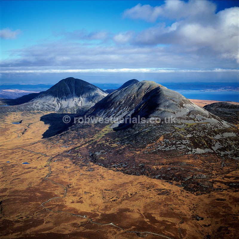 aerial pictures of Scotland Scotlands mountains hills moors highlands