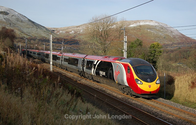 JL - 21.11.15 390104 1M11 10.40 Glasgow - Euston - West Coast Main Line (north to south)