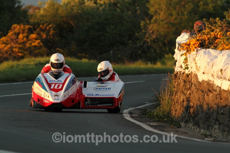 Gregory Lambert / Kenny Cole Honda - Monday Practice - Sidecars