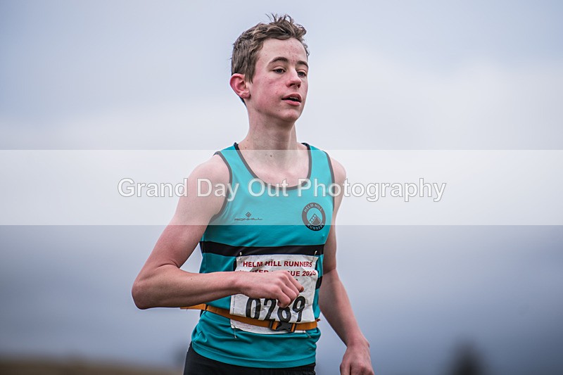 Cunswick U15  U17-187 - Kendal Winter League Cunswick Scar Junior Under 15 & 17 Fell Races Sunday 26th January 2025