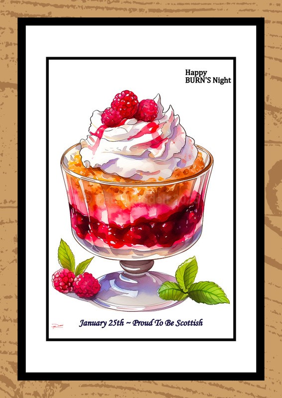 Burn's Night Watercolour Paintings - Heritage & Hearth by Artist Paul Duddell