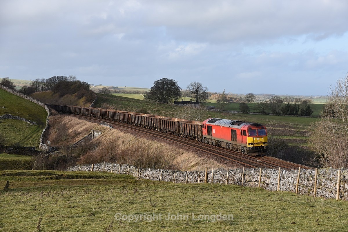 JL - 20.12.22 60011 6E97 Kirkby Thore - Tees Dock, Waitby - Waitby