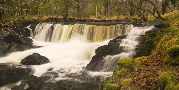 Waterfall Panoramic, Killarney National Park, Co. Kerry, Ireland.