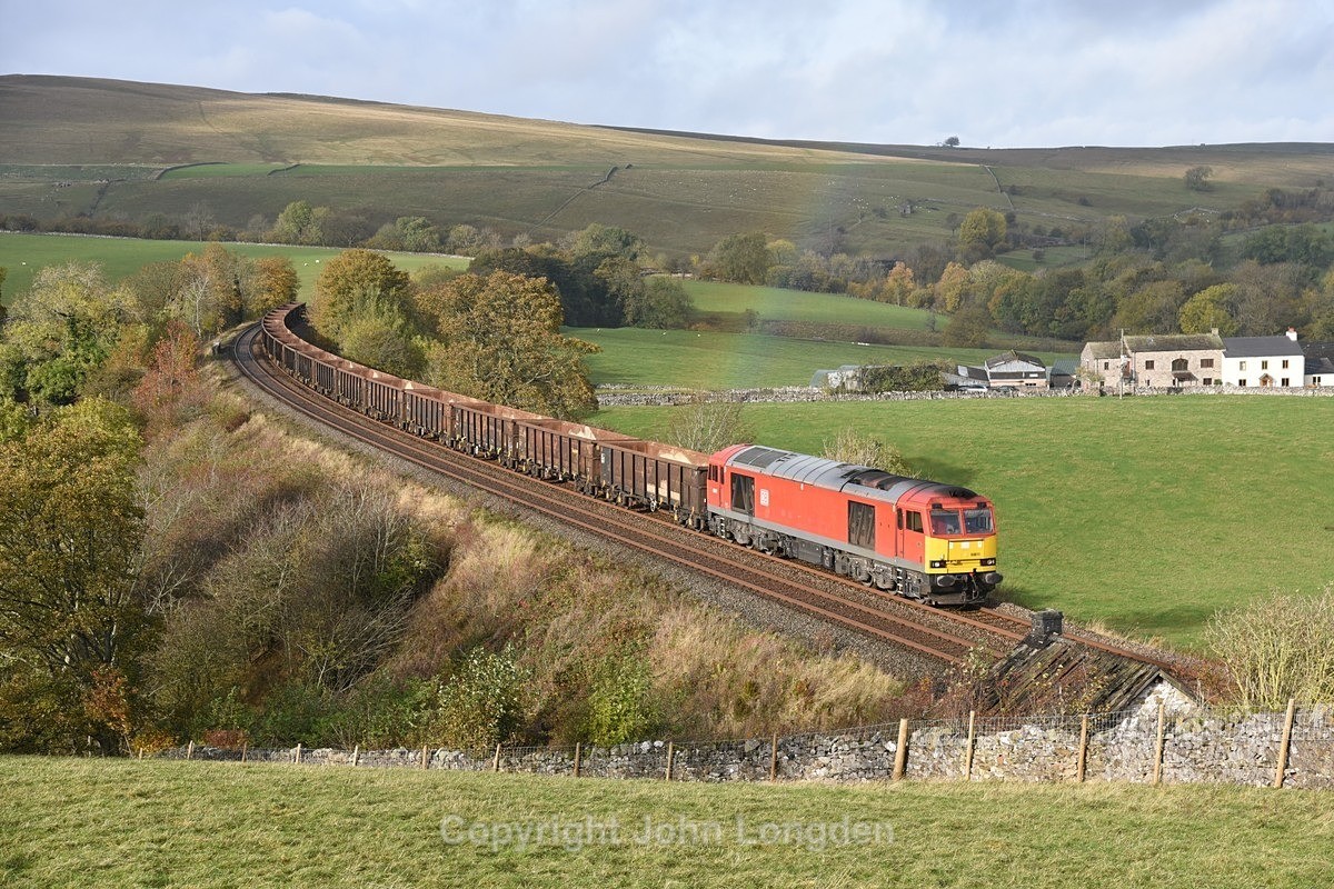 JL - 25.10.22 60011 6E97 Kirkby Thore - Tees Dock, Smardale - Smardale